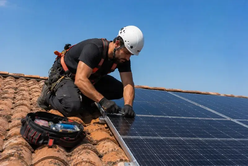 Maintenance et monitoring de panneaux solaires à Juvigny